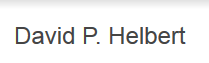 David P. Helbert, Attorney at Law