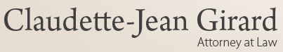Claudette-Jean Girard, Attorney at Law