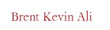 Brent Kevin Ali